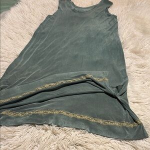 Two piece flax dress and top